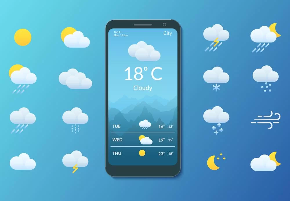 WebApp para consultar o clima atual e previsões do tempo de cidades, estados e paises
